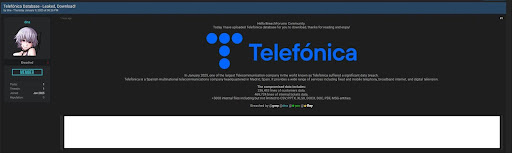 telefonica leak