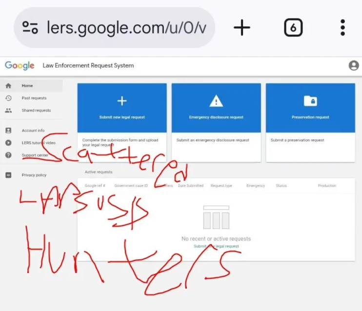 google LERS Hacked