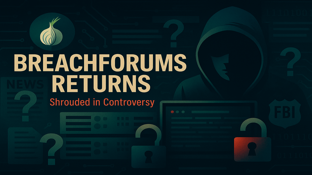 The Unexpected Return of BreachForums - featured